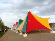 hy590海洋之神检测中心CY-JGP102彩色膜结构景观棚